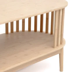 HOMLA Stolik Kawowy Lemn Drewniany 100X48X45 Cm Outlet