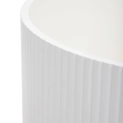 HOMLA Stolik Kawowy Tabi Matowy Bialy 40X36 Cm Outlet