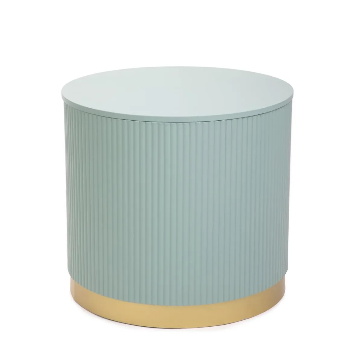 HOMLA Stolik Kawowy Tabi Matowy Pistacjowy 40X36 Cm Outlet