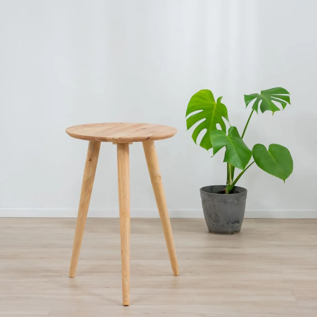 HOMLA Stolik Kawowy Tioma Naturalny 40X40X56,5 Cm Online
