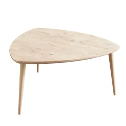 HOMLA Stolik Purnam Naturalny 90X90X45,5 Cm Clearance