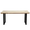 HOMLA Stol Mangata Lite Drewno Mango + Metal 160X80X76 Cm