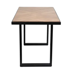 HOMLA Stol Nattmal Lite Drewno Akacji + Metal 140X70X76 Cm Best