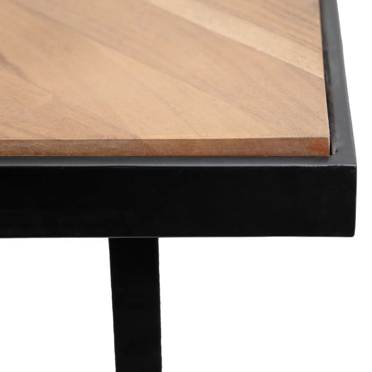 HOMLA Stol Nattmal Lite Drewno Akacji + Metal 140X70X76 Cm Best