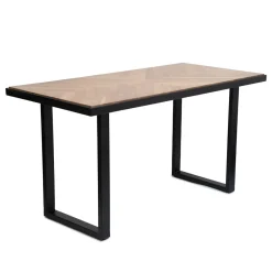 HOMLA Stol Nattmal Lite Drewno Akacji + Metal 160X80X76 Cm Clearance