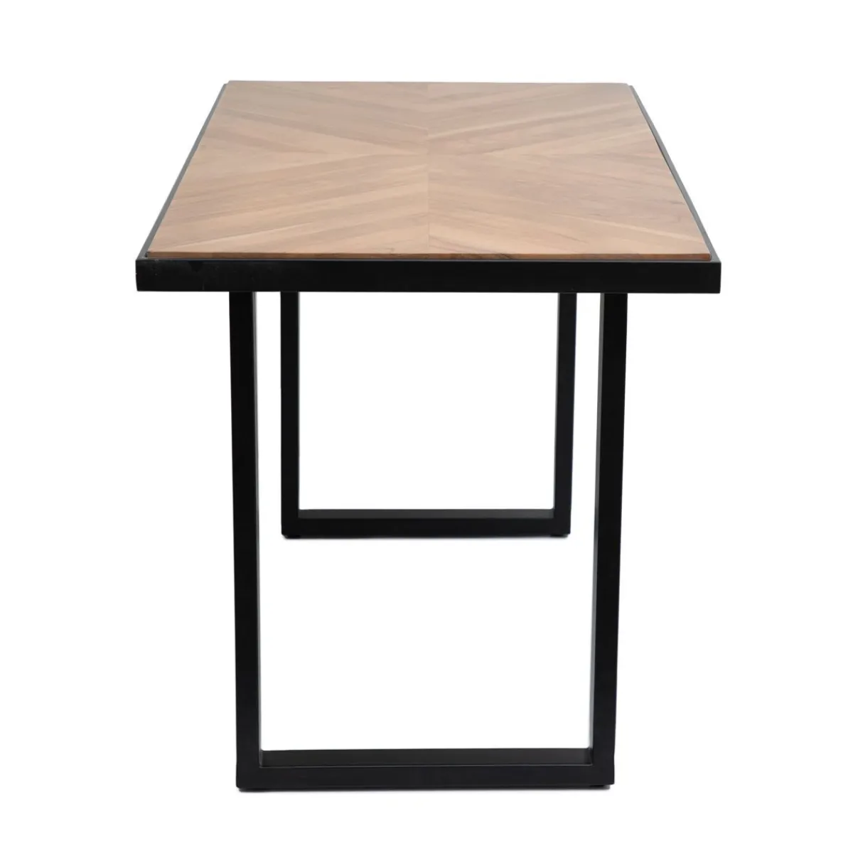 HOMLA Stol Nattmal Lite Drewno Akacji + Metal 160X80X76 Cm Clearance