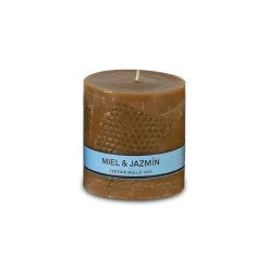 CERERIA MOLLA Swieca Asturias Honey & Jasmine 8X8 Cm 60 H Brazowy
