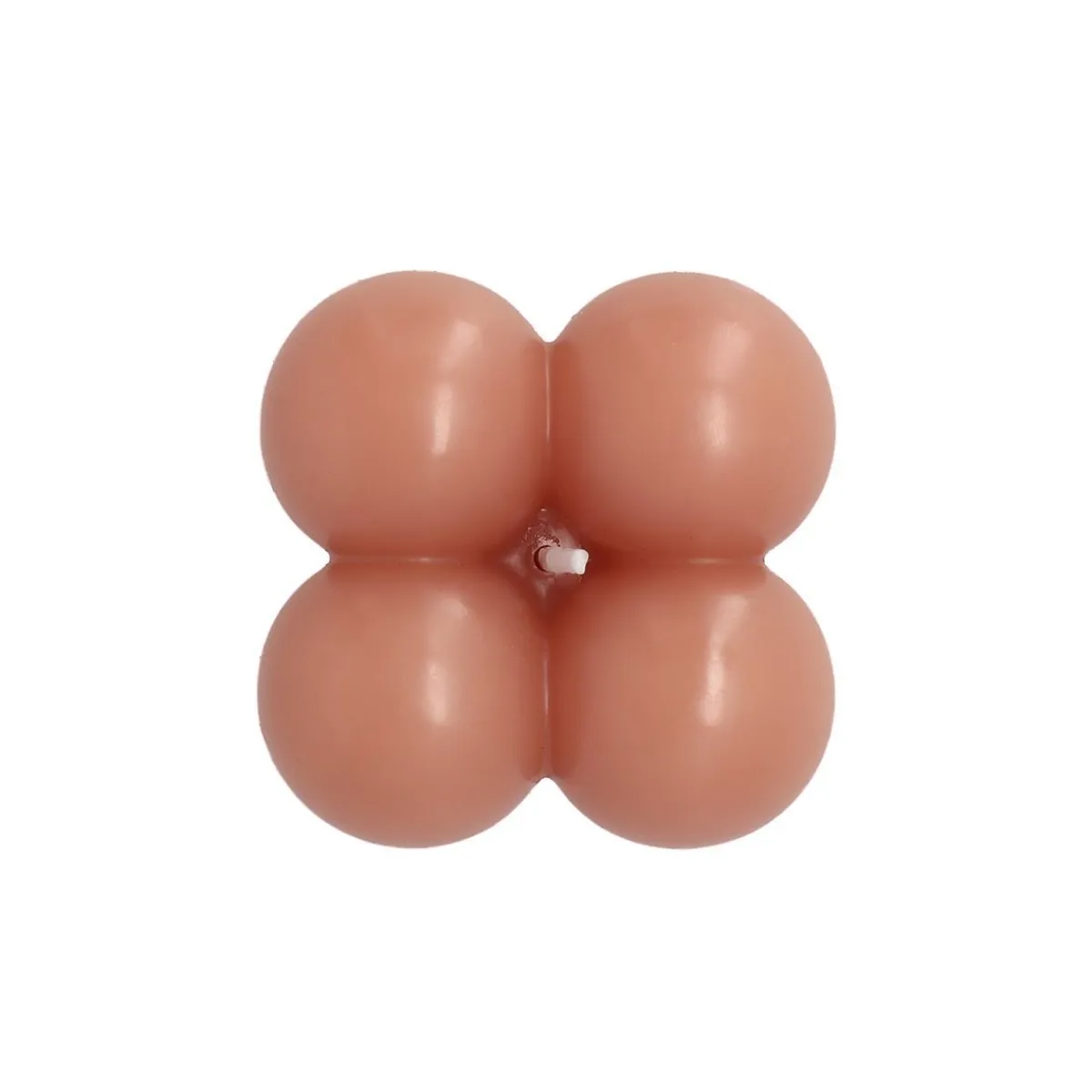 HOMLA Swieca Bubble Rozowa 6X6X6 Cm Rozowy