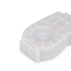 HOMLA Swiecznik Marble Raczka Z Bialego Marmuru 13 Cm New