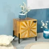 HOMLA Szafka Nocna Tropea Lite Drewno Mango Z Akacja 38X35X45 Cm Naturalny Sale