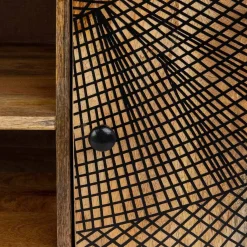 HOMLA Szafka Rtv Raffla Lite Drewno Mango 130X40X55 Naturalny Sale
