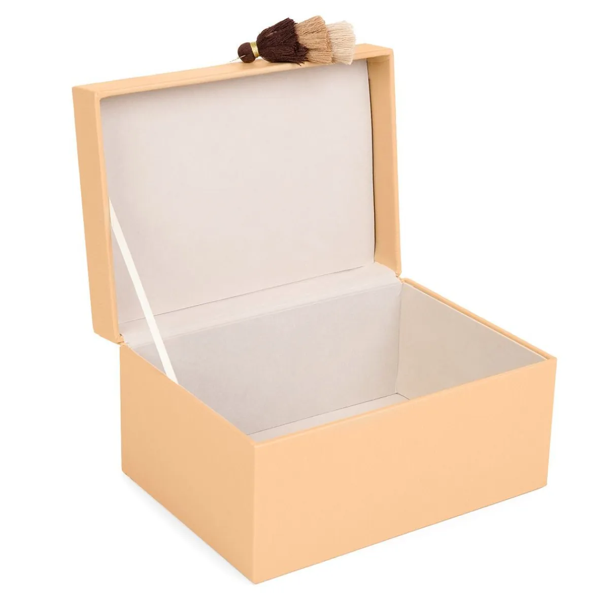 HOMLA Szkatulka Mela Z Eko Skory Brazowa 23X16,5X12,5 Cm Brazowy New