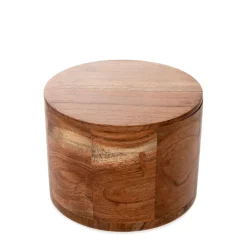HOMLA Szkatulka Na Bizuterie Acacia Z Drewna Akacjowego 16,5X16,5X12 Cm Naturalny Clearance