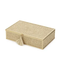 HOMLA Szkatulka Na Bizuterie Grazia Z Plecionka 18X11X4,5 Cm New