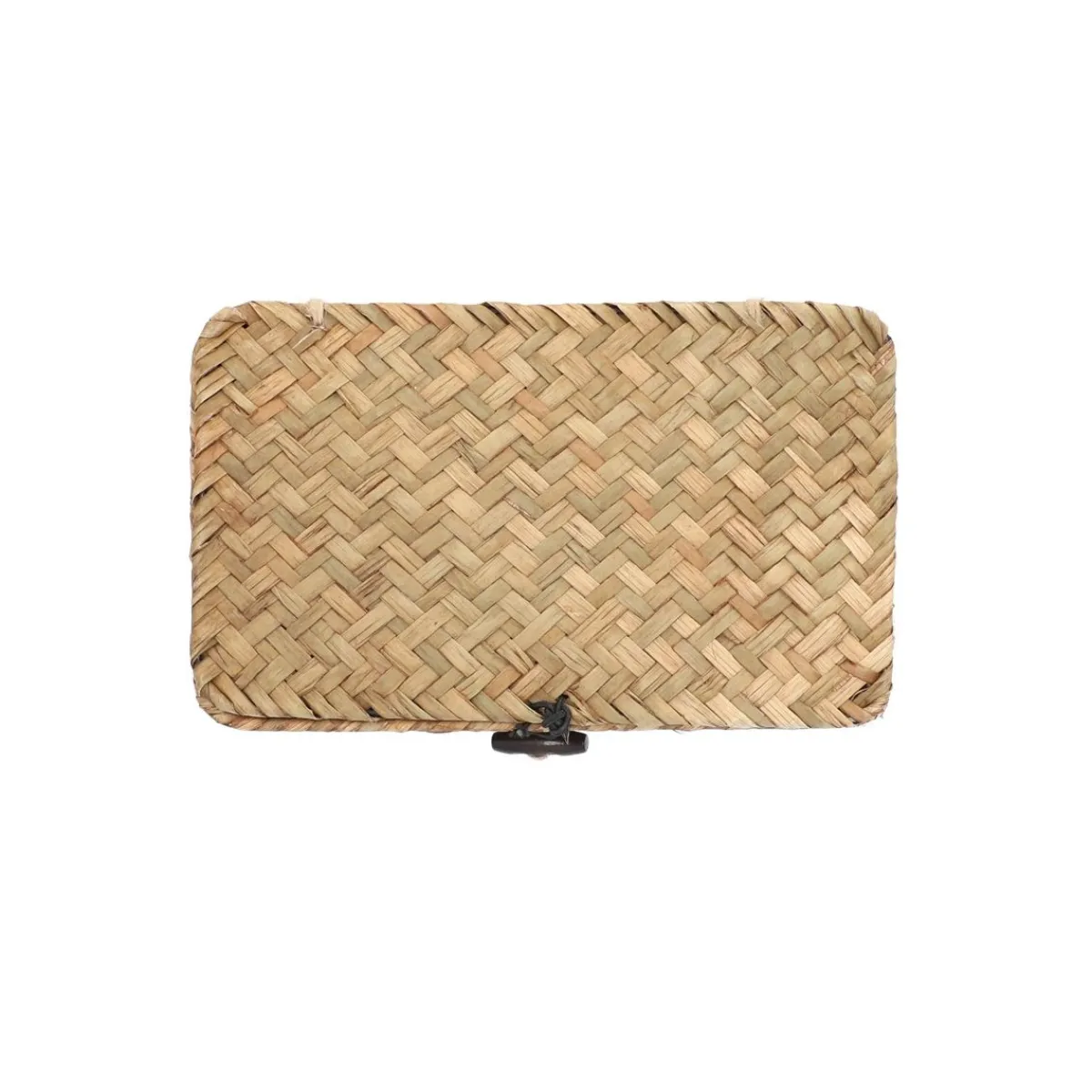 HOMLA Szkatulka Na Bizuterie Talulah Pleciona Naturalna 20X12X8Cm Naturalny