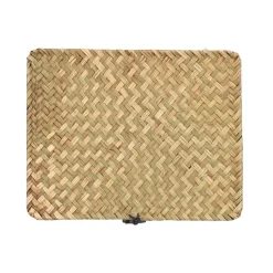 HOMLA Szkatulka Na Bizuterie Talulah Pleciona Naturalna 25X20X9 Cm Naturalny