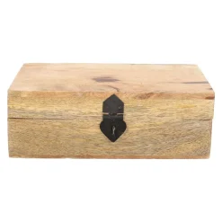 HOMLA Szkatulka Sombre Drewniana 22X14X8 Cm Naturalny New