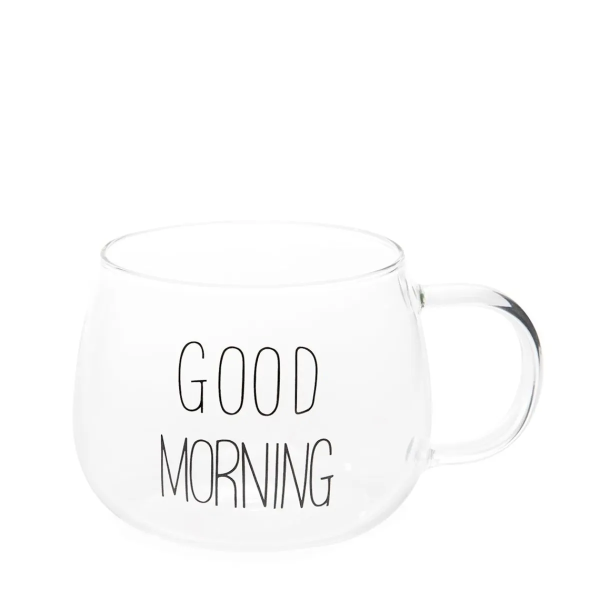 HOMLA Szklanka Good Morning Z Uchem 0,4 L Przezroczysty Best