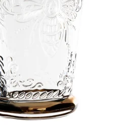 HOMLA Szklanka Nellie Wysoka Ze Zlota Nozka 0,35 L New