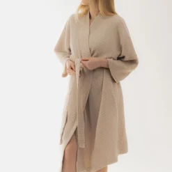 HOMLA Szlafrok Vaffel L/Xl Bezowy Hot