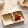 HOMLA Taca Bambou Z Dwoma Przegrodkami 17,7X10 Cm Discount