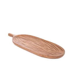 HOMLA Taca Dekoracyjna Acacia Z Drewna Akacjowego 38X14X1,5 Brazowy Online