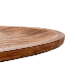HOMLA Taca Dekoracyjna Acacia Z Drewna Akacjowego 25X18X2 Cm Naturalny Discount