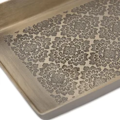HOMLA Tacka Araria Zlota Z Ozdobnymi Wytloczeniami 23X12X3 Cm Discount