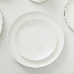 HOMLA Talerz Auro Deserowy 19 Cm Bialy
