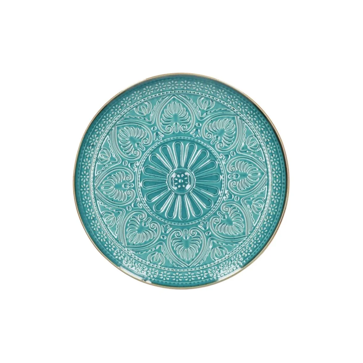 HOMLA Talerz Indie Deserowy 21 Cm Turkusowy Clearance
