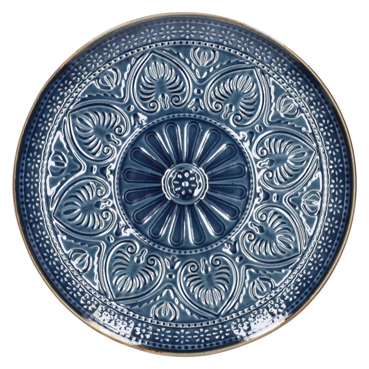 HOMLA Talerz Indie Obiadowy 27 Cm Granatowy Sale