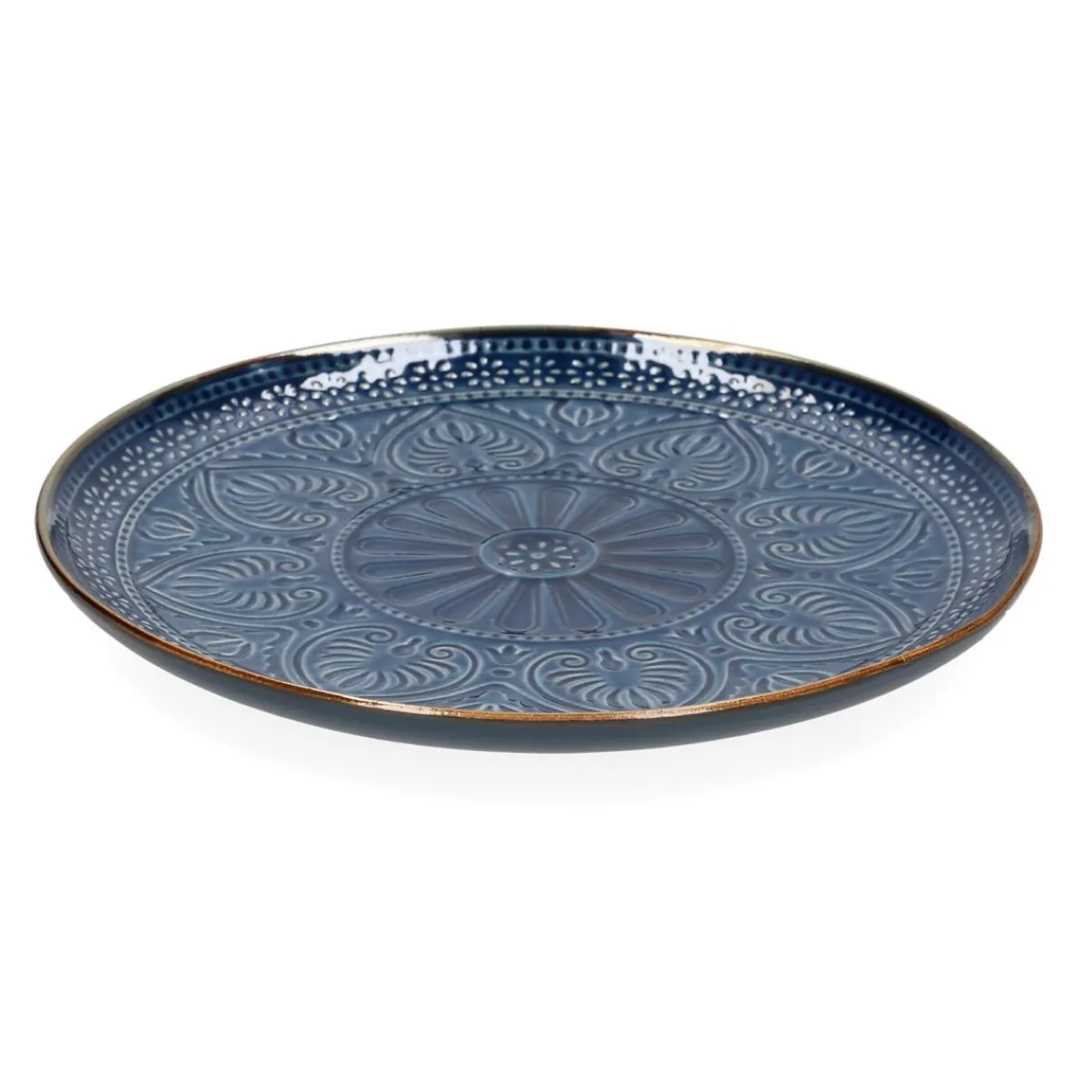 HOMLA Talerz Indie Obiadowy 27 Cm Granatowy Sale