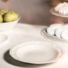 HOMLA Talerz Jasmine Gleboki Bialy 22 Cm Clearance