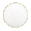 HOMLA Talerz Monze Transparentny Ze Zlota Obwodka 28 Cm Sale