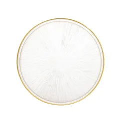 HOMLA Talerz Monze Transparentny Ze Zlota Obwodka 21 Cm Online