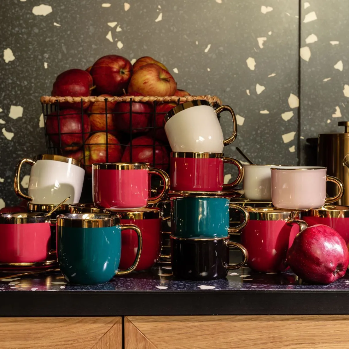 HOMLA Talerz Sinnes Deserowy 15 Cm Czarny Best