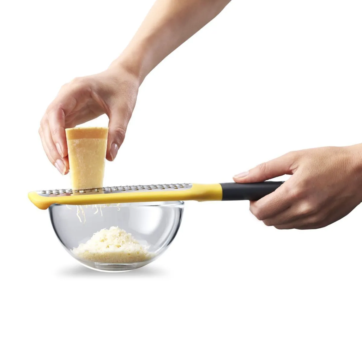 JOSEPH JOSEPH Tarka Grip Grater Na Miske Z Duzymi Oczkami 26,5X7,8 Cm Zolty Hot