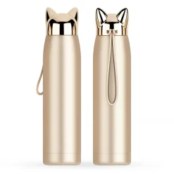 HOMLA Termos Foxy Z Uszami 0,32 L Zloty Hot
