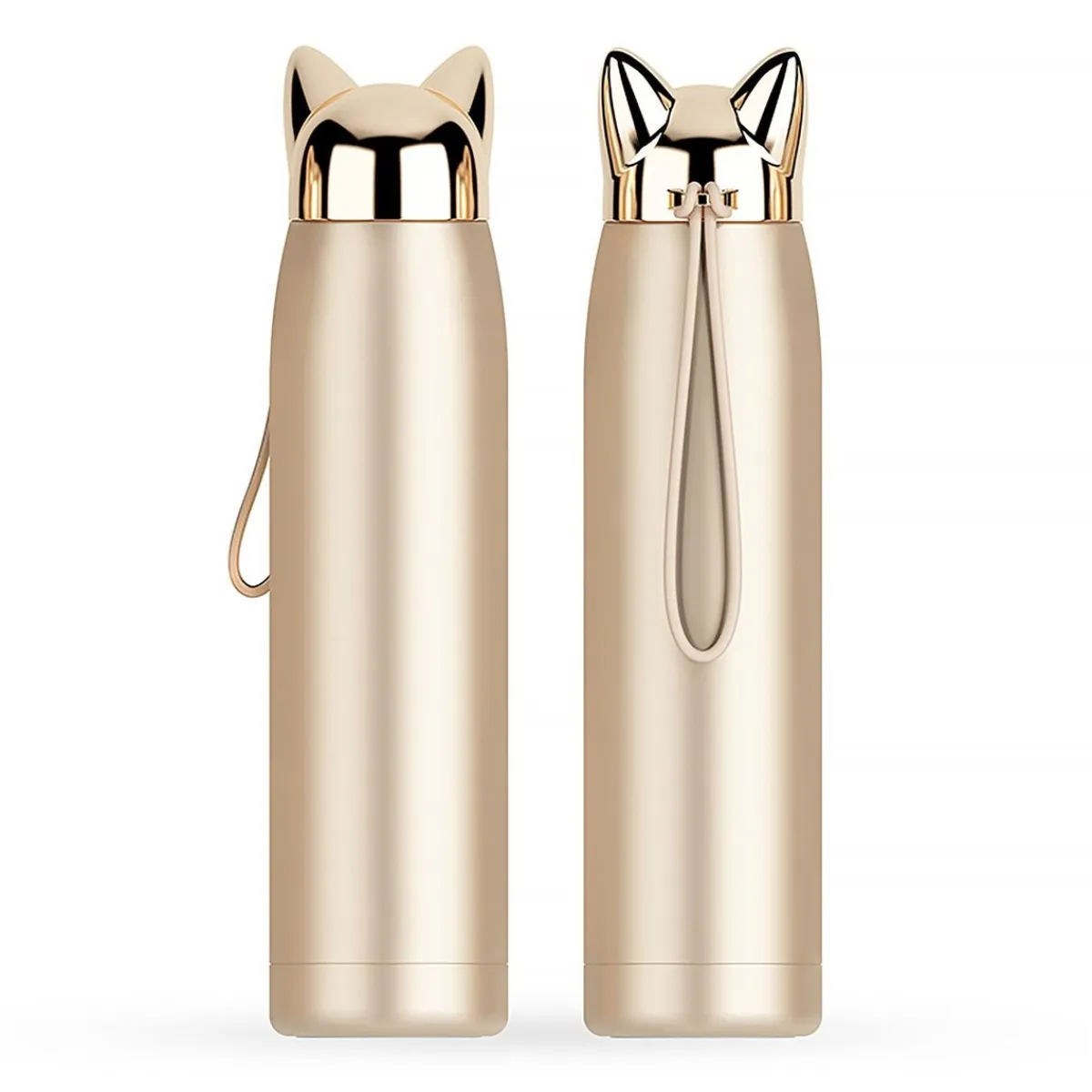 HOMLA Termos Foxy Z Uszami 0,32 L Zloty Hot