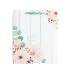 HOMLA Torebka Prezentowa Cymka Rozowe Kwiaty 14X27X33 Clearance