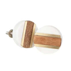 HOMLA Uchwyty Do Mebli Hant Metalowe Z Marmurem 3,7X3,7 Cm Outlet