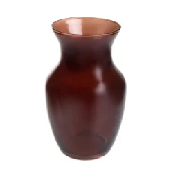 HOMLA Wazon Ambros Szklany Brazowy 13X12X20 Cm New