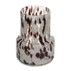 HOMLA Wazon Artistic Szklany Krezle 13,5X13,5X18 Cm Outlet