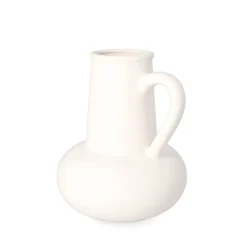 HOMLA Wazon Cairo Ceramiczny 15X14,5X18 Cm Bialy Sale