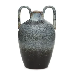 HOMLA Wazon Lave Ceramiczny Z Uszami Granatowy 12X12X20 Cm Online