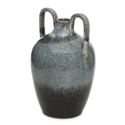 HOMLA Wazon Lave Ceramiczny Z Uszami Granatowy 12X12X20 Cm Online