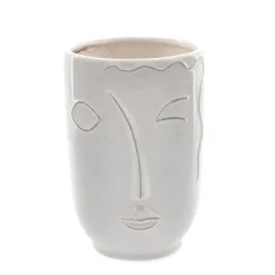 HOMLA Wazon Muka Ceramiczny 11.8X17 Cm Bialy Sale