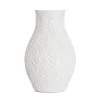 HOMLA Wazon Natto Ceramiczny Z Tloczeniami Ecru 15X15X24 Cm Hot