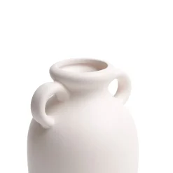 HOMLA Wazon Nera Ceramiczny Z Uchwytami 12X11X20 Ecru Sale