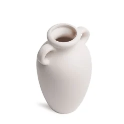 HOMLA Wazon Nera Ceramiczny Z Uchwytami 12X11X20 Ecru Sale